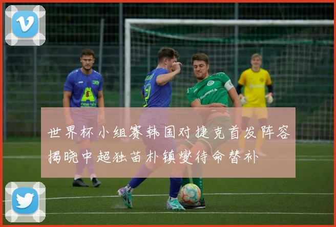 世界杯小组赛韩国对捷克首发阵容揭晓中超独苗朴镇燮待命替补